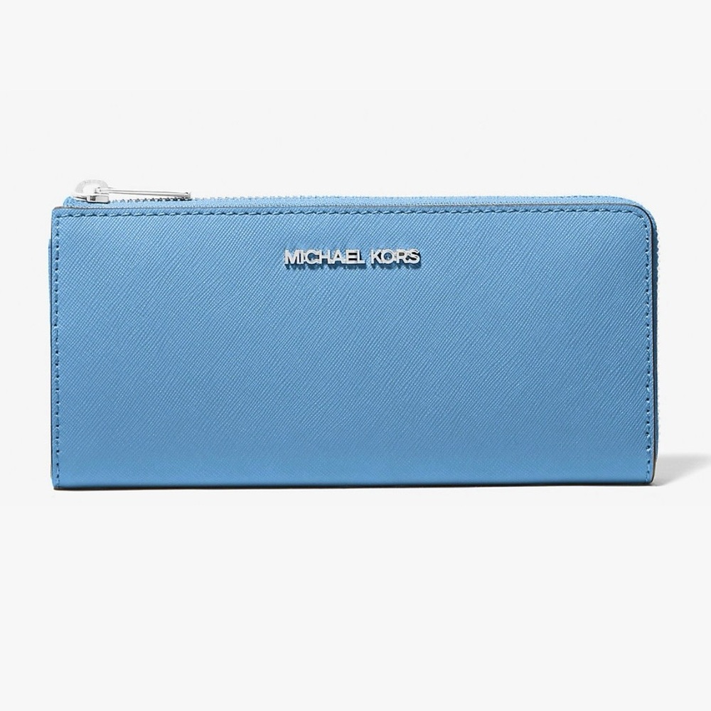 #104 - MK - Jet Set Travel Large Quarter-Zip Wallet!